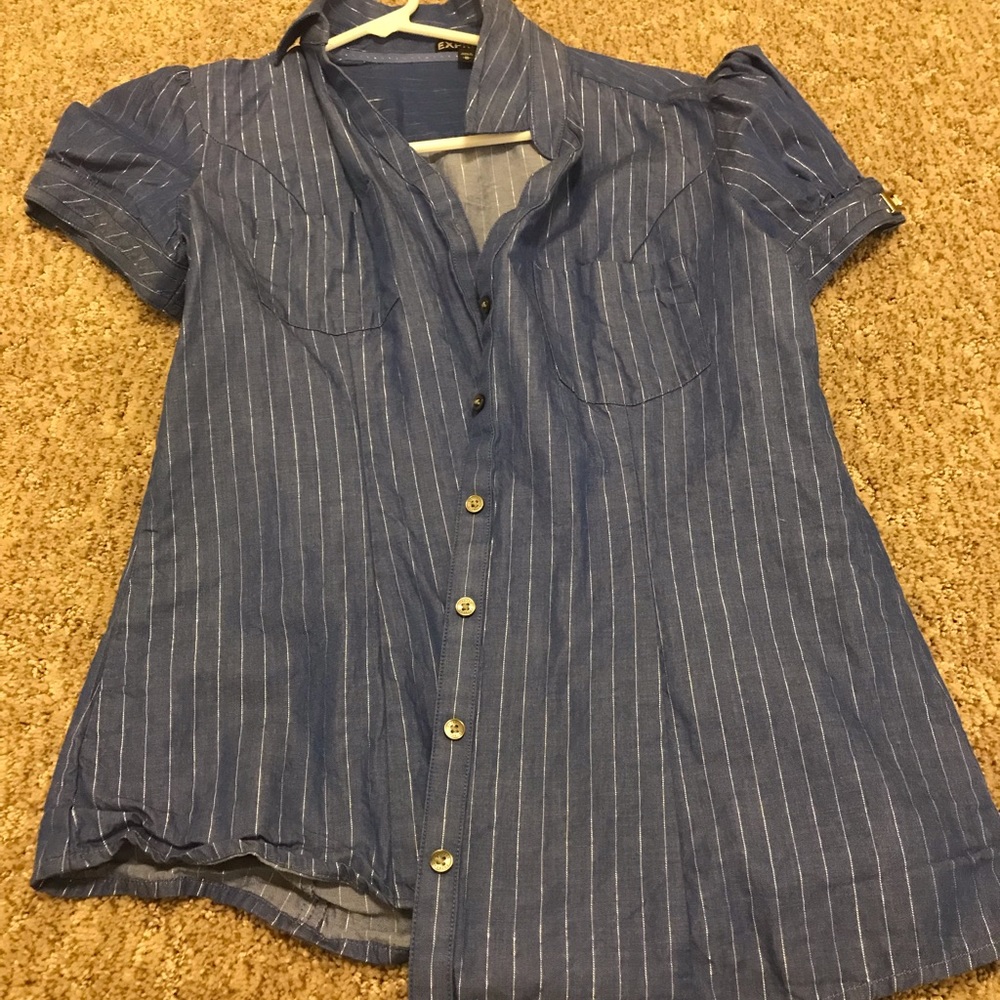 Express business button down